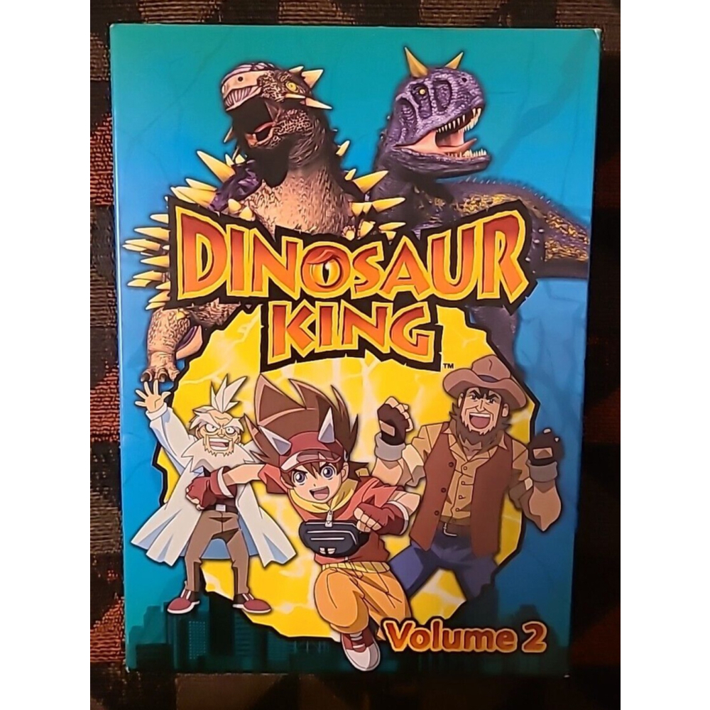 Dinosaur King Volume 2 (DVD, 2 Disc Set, Regions 1 To 6) With Slipcover & Insert